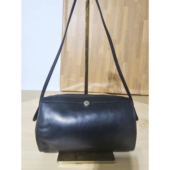 Authentic CHRISTIAN DIOR Vintage Barrel Crossbody/Shoulder Bag Black - Picture 3 of 8